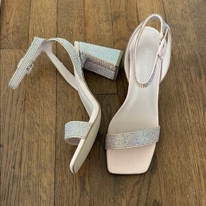 Madden Girl Iridescent Block Heel Sandals